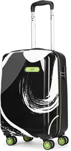 SKYBAGS Splash Cabin Trolley Bag 55cm, Small Printed Hard Luggage with Combination Lock Cabin Suitcase 8 Wheels - 22 Inch