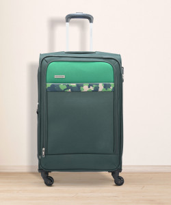 ARISTOCRAT Commander 4W Strolly (E) 69 Forest Green Expandable  Check-in Suitcase - 27 Inch