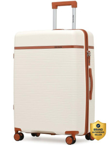 Red Tape Unisex 100L Polypropylene Hard Trolley Bag With Mobile Holder Check-in Suitcase 8 Wheels - 28 inch