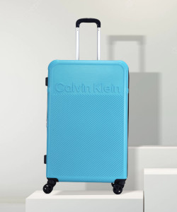 Calvin Klein EXPRESSION Check-in Suitcase Wheels 28 inch Pagoda Blue  Price in India