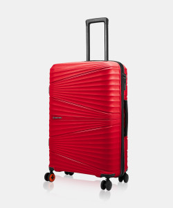 नाशेर माइल्स Mumbai Hard-sided Polypropylene Check-In Luggage Red 28 inch |75cm Trolley bag चेक-इन सूटकेस - 28 inch