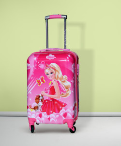 D Paradise Princess suitcase( trolley bag) for kids and girls Cabin Suitcase 4 Wheels - 21 inch