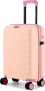 NASHER MILES Salzburg Hard-Sided Polypropylene Cabin Luggage 20inch Trolley Bag for Travel Cabin Suitcase 8 Wheels - 20 inch