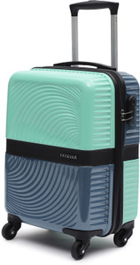 YAYAVAR VENICE - Dual Color Scratch Proof Printed Trolley Bag Cabin Suitcase 4 Wheels - 21 Inch