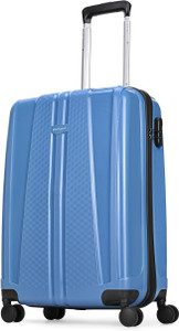ARISTOCRAT by VIP Invictus 55 - Hardbody Trolley Bag Ocean Blue Cabin Suitcase 8 Wheels - 22 Inch