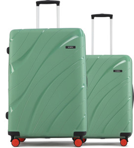 HRX by Hrithik Roshan Madrid 2 (Small 58cm | Medium 66cm) Cabin & Check-in Set 8 Wheels - 26 inch