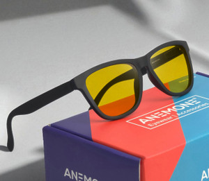 Anemone Wayfarer, Retro Square Sunglasses