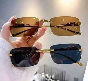 spectaswag Rectangular, Over-sized Sunglasses