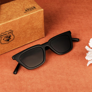 ROYAL SON Retro Square Sunglasses