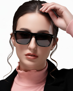 BLACK BURG Retro Square, Rectangular, Wayfarer, Clubmaster Sunglasses