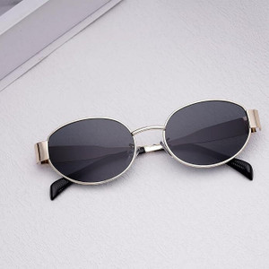 Buy Dressberry Oval Sunglasses Black For Women Online Best Prices in  India