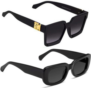 ELLIGATOR Retro Square Sunglasses