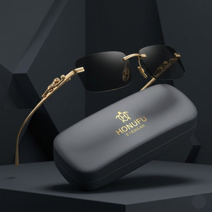 HONUFU EYEWEAR Retro Square Sunglasses