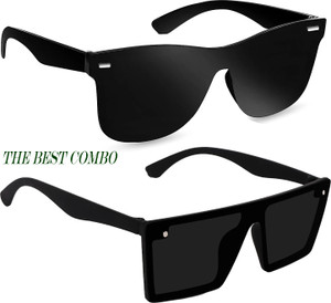 ROADWAY Rectangular, Wayfarer, Clubmaster, Sports, Retro Square Sunglasses