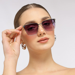 Eyejack by Voyage Retro Square Sunglasses