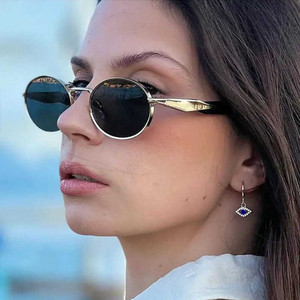 Legend Eyewear Oval, Retro Square Sunglasses