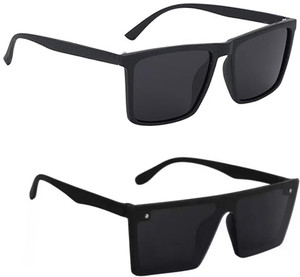 ELLIGATOR Retro Square Sunglasses - Image 6