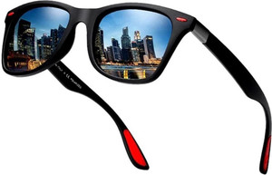 MKzone Retro Square, Wayfarer, Wrap-around, Spectacle , Shield Sunglasses