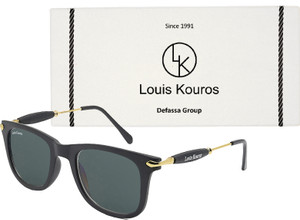 LOUIS KOUROS Retro Square Sunglasses