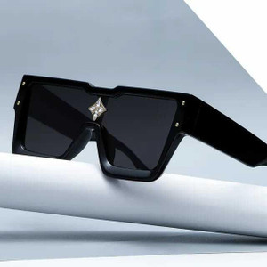 I REBEL Over-sized, Rectangular, Retro Square Sunglasses