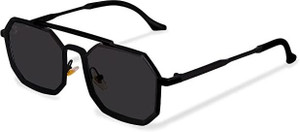 Mast & Harbour Retro Square Sunglasses