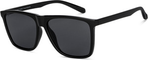 Buy VINCENT CHASE by Lenskart Wayfarer Sunglasses Grey - Image 1