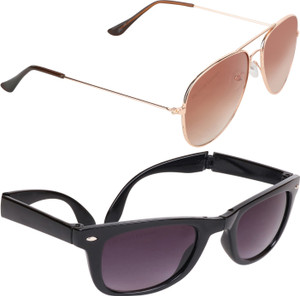 Aligatorr Wayfarer, Aviator Sunglasses