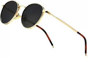 GRACY RIMS Round, Aviator Sunglasses
