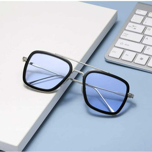 EBRACOLLECTION Wayfarer, Retro Square Sunglasses