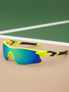 Jaxz Eyewear Sports, Wrap-around, Over-sized Sunglasses