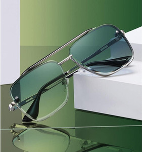 ALFATOORE Retro Square, Over-sized Sunglasses