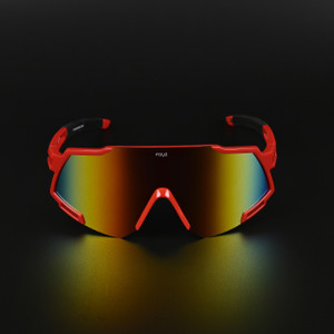 Irayz Sports, Wrap-around, Over-sized, Rectangular Sunglasses