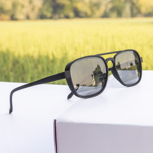 jiebo Retro Square Sunglasses