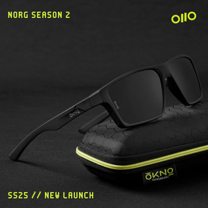 OKNO Sports, Wrap-around, Rectangular Sunglasses