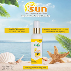Globus Remedies Sunscreen - SPF 50 PA+++ Sunscreen Lotion With Fairness