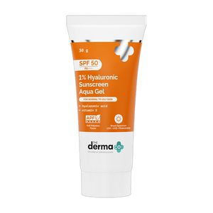 The Derma Co Sunscreen SPF 50 PA++++ 1% Hyaluronic Aqua Gel - Image 6