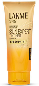 Lakmé Sunscreen - SPF 50 PA+++ Sun Expert Tint Hint Sunscreen Cream