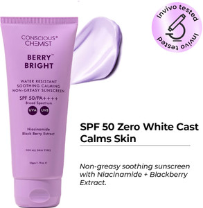 Conscious Chemist Sunscreen SPF 50 PA++++ Niacinamide 50g - Image 6