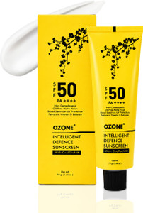 OZONE Sunscreen - SPF 50 PA++++ Intelligent Defence Sunscreen SPF 50 PA++++ | Cooling Sunscreen | No White Cast