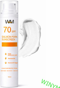Winym Sunscreen - SPF 70 PA+++ SPF 70 PA++++ Salmon PDRN Calm UV Master ...