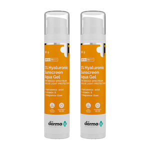 The Derma Co Sunscreen SPF 50 PA++++ 1% Hyaluronic 50g - Image 6