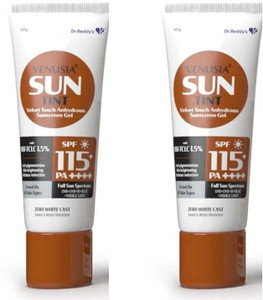 venusia Sunscreen - SPF 115 PA++++ Tinted sunscreen || Full