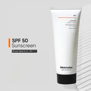 मिनिमलिस्ट Lightweight with Niacinamide & Multi-Vitamins | No WhiteCast |Broad Spectrum SPF - 50 PA++++