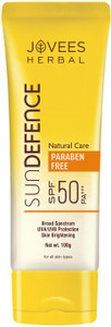 JOVEES Sunscreen - SPF 50 PA+++ Sun Defence Cream SPF 50 Sunscreen| For All Skin Type | UVA & UVB Protection
