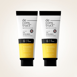 Deconstruct Sunscreen SPF 50 PA++++ Lightweight Gel Sunscreen Pack of - Image 6