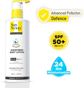 SunScoop Sunscreen SPF 50 PA++++ Body Lotion 5% Niacinamide - Image 6