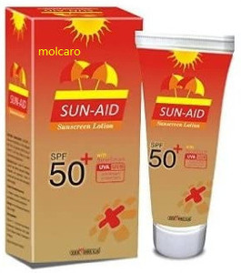 Modicare Sunscreen MOLCARO Sunscreen - SPF 50 PA+++ SUN-AID SUNSCREEN LOTION SPF50+ P1 ...