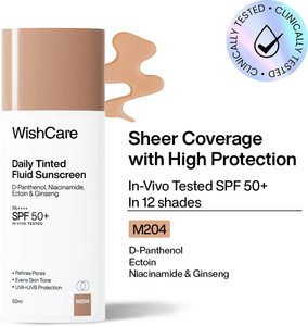 WishCare Sunscreen SPF 50 PA++++ Tinted Fluid - Image 6