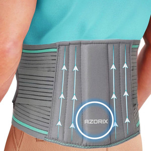 AZORIX Lumbar Support Belt for men & women LS Belt for Backpain Releif Back / Lumbar Support