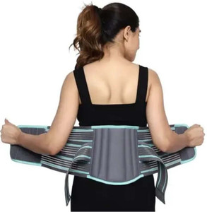 Zoi-Ortho Lumbosacral belt used for back pain for LS belt (Green&Grey) Back / Lumbar Support